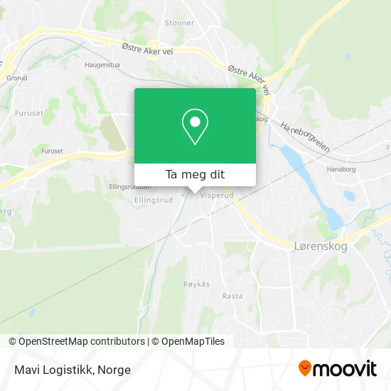 Mavi Logistikk kart
