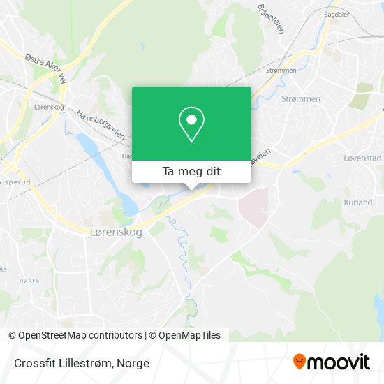 Crossfit Lillestrøm kart