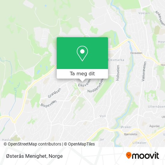 Østerås Menighet kart