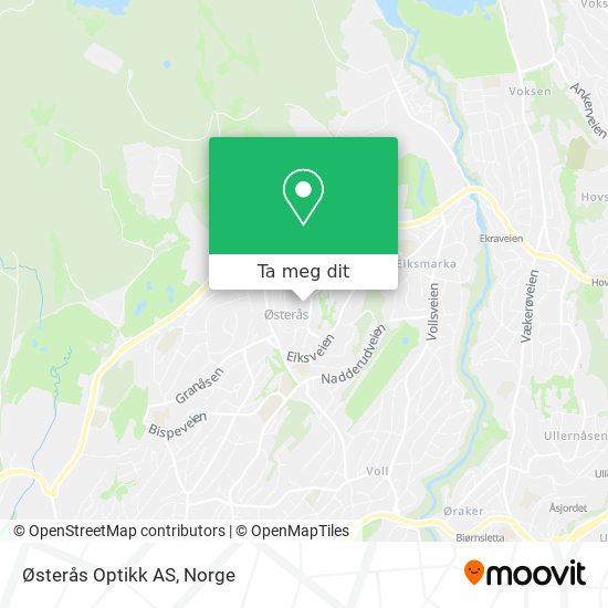 Østerås Optikk AS kart