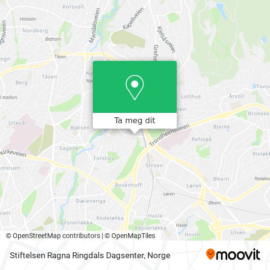 Stiftelsen Ragna Ringdals Dagsenter kart