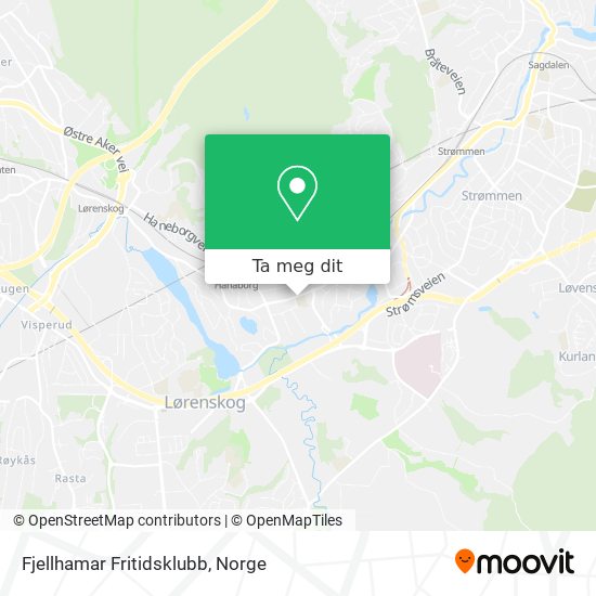 Fjellhamar Fritidsklubb kart