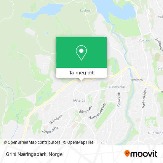 Grini Næringspark kart