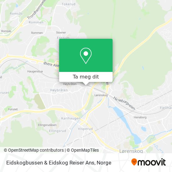 Eidskogbussen & Eidskog Reiser Ans kart