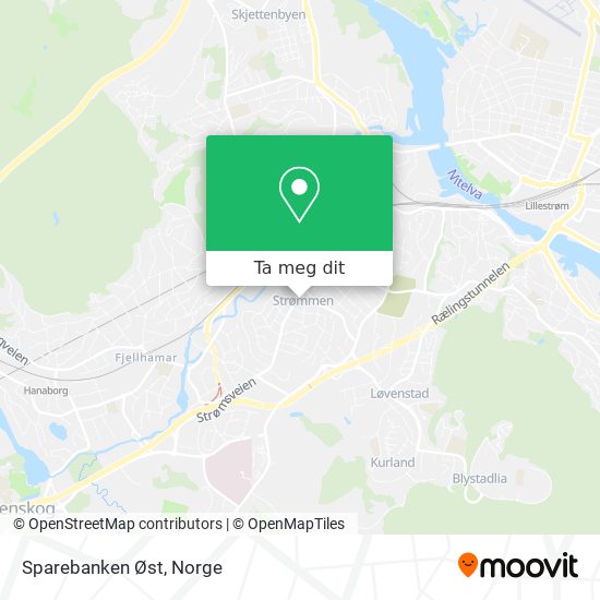 Sparebanken Øst kart