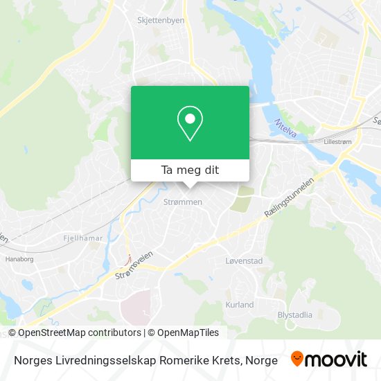 Norges Livredningsselskap Romerike Krets kart