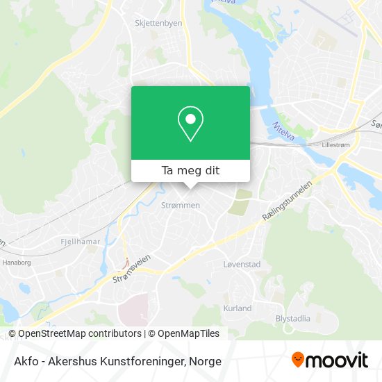 Akfo - Akershus Kunstforeninger kart