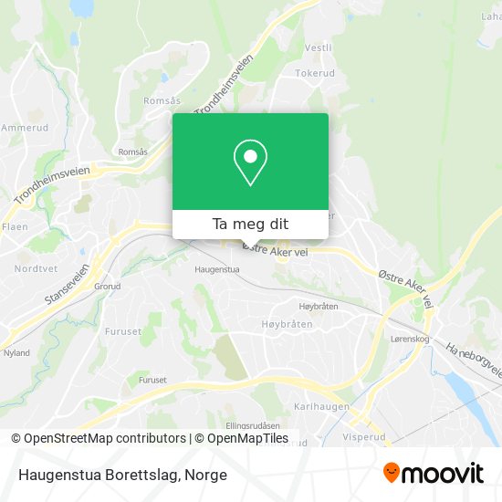 Haugenstua Borettslag kart