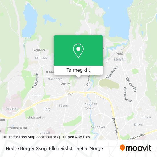 Nedre Berger Skog, Ellen Rishøi Tveter kart