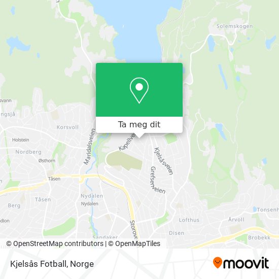 Kjelsås Fotball kart