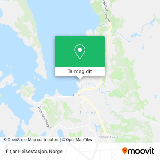 Fitjar Helsestasjon kart