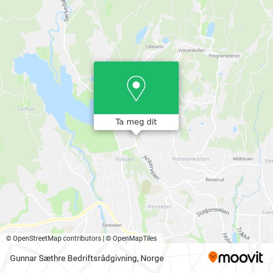 Gunnar Sæthre Bedriftsrådgivning kart