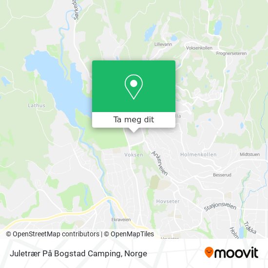 Juletrær På Bogstad Camping kart