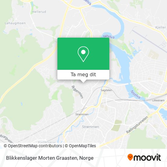 Blikkenslager Morten Graasten kart