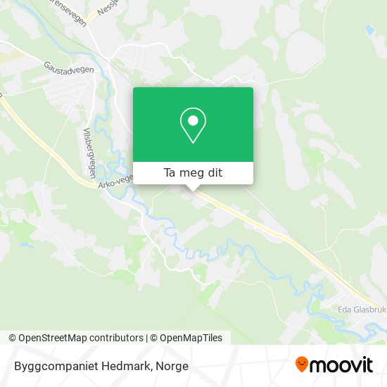 Byggcompaniet Hedmark kart
