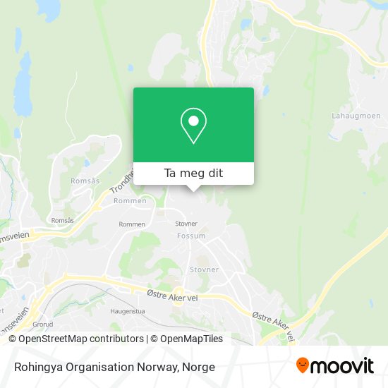 Rohingya Organisation Norway kart