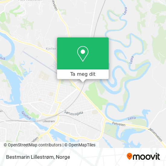 Bestmarin Lillestrøm kart