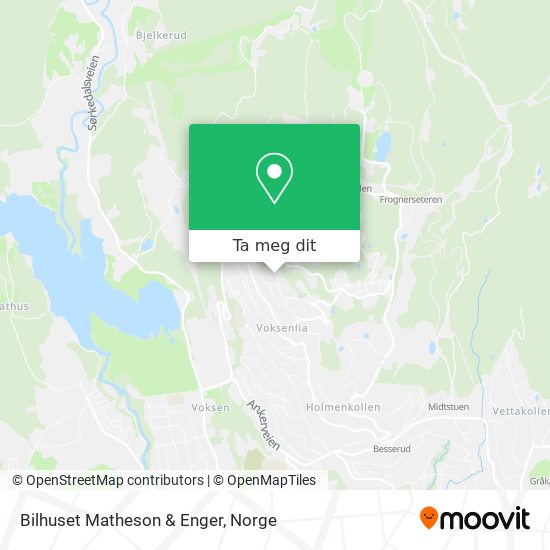 Bilhuset Matheson & Enger kart