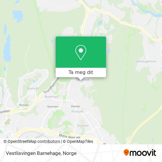 Vestlisvingen Barnehage kart