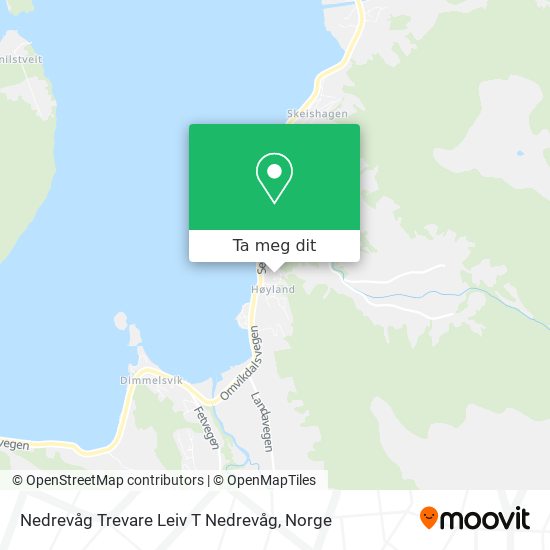 Nedrevåg Trevare Leiv T Nedrevåg kart