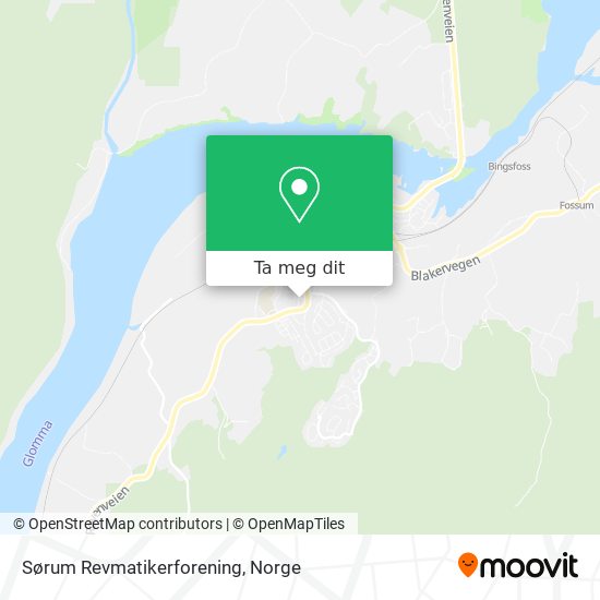 Sørum Revmatikerforening kart
