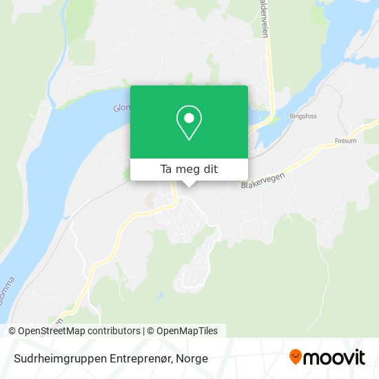 Sudrheimgruppen Entreprenør kart
