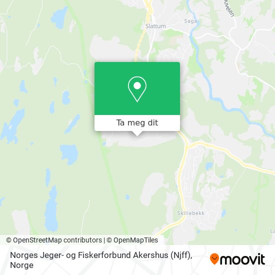 Norges Jeger- og Fiskerforbund Akershus (Njff) kart