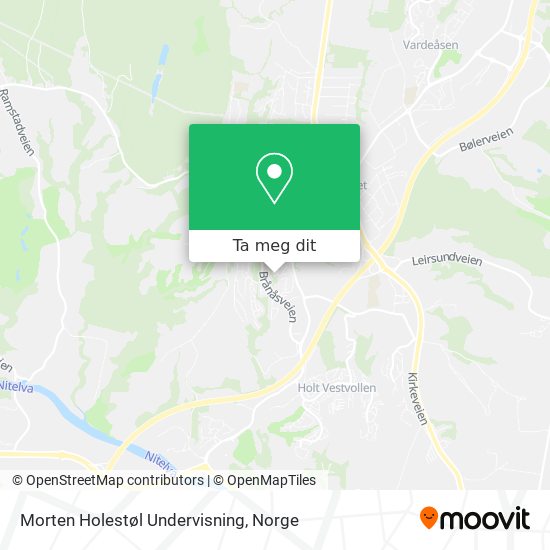 Morten Holestøl Undervisning kart