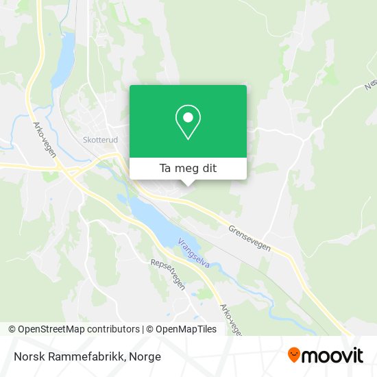 Norsk Rammefabrikk kart