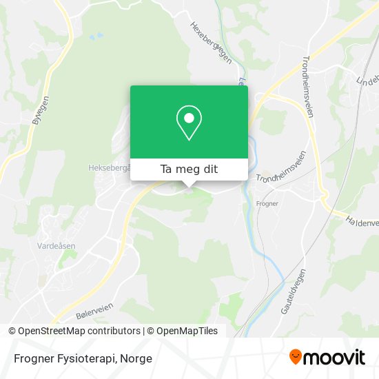 Frogner Fysioterapi kart