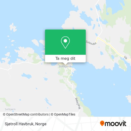 Sjøtroll Havbruk kart