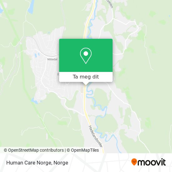 Human Care Norge kart