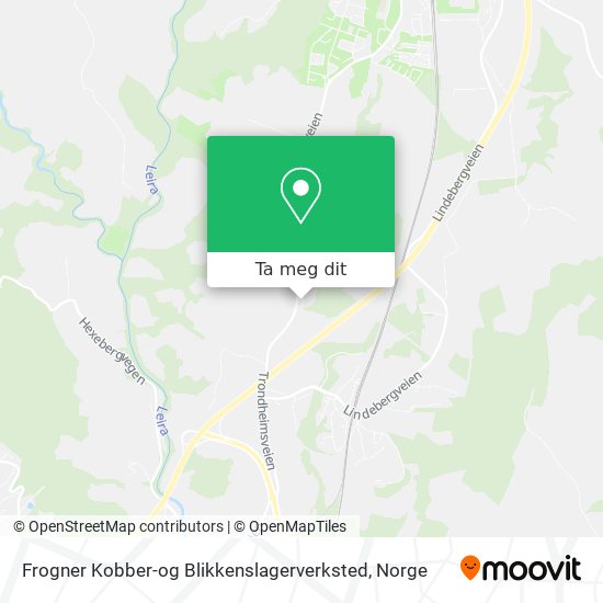 Frogner Kobber-og Blikkenslagerverksted kart