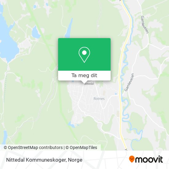 Nittedal Kommuneskoger kart