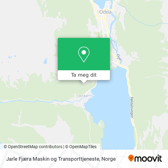 Jarle Fjæra Maskin og Transporttjeneste kart