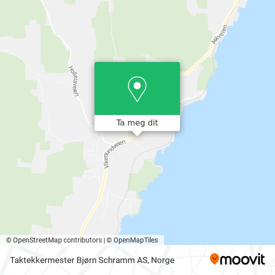 Taktekkermester Bjørn Schramm AS kart