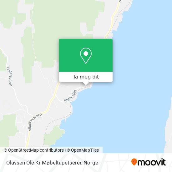 Olavsen Ole Kr Møbeltapetserer kart
