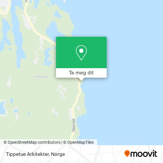 Tippetue Arkitekter kart
