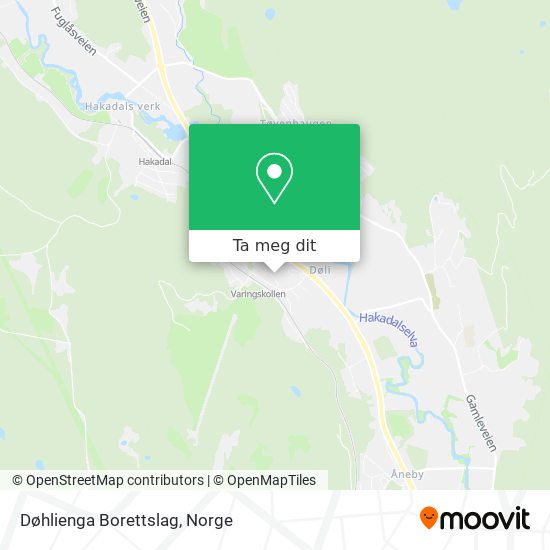Døhlienga Borettslag kart