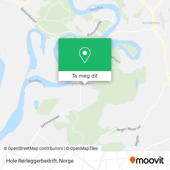 Hole Rørleggerbedrift kart