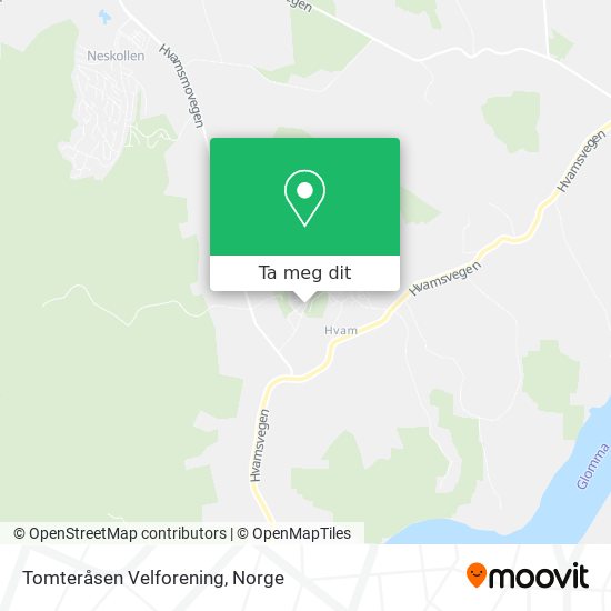 Tomteråsen Velforening kart