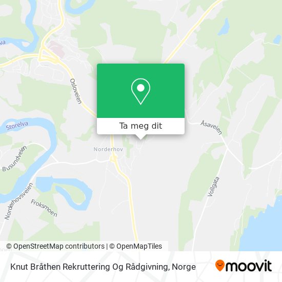 Knut Bråthen Rekruttering Og Rådgivning kart