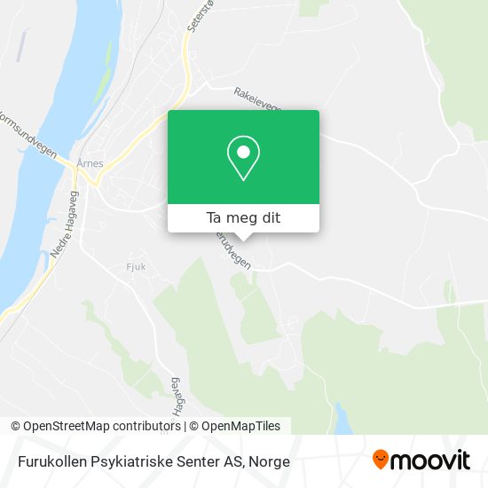 Furukollen Psykiatriske Senter AS kart