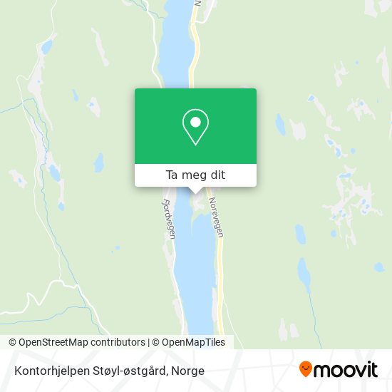 Kontorhjelpen Støyl-østgård kart