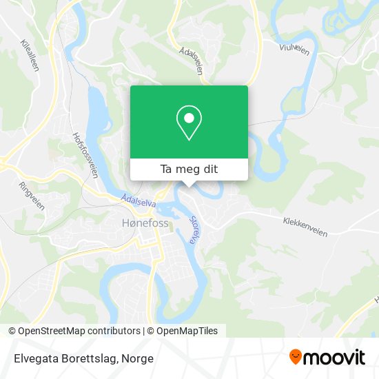 Elvegata Borettslag kart