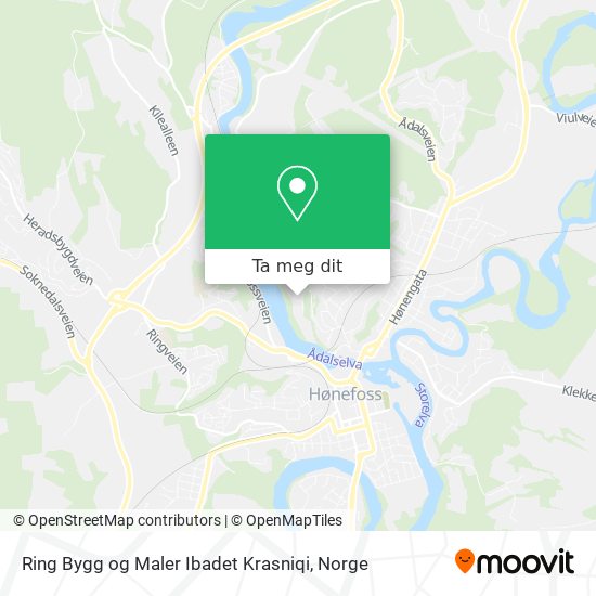 Ring Bygg og Maler Ibadet Krasniqi kart