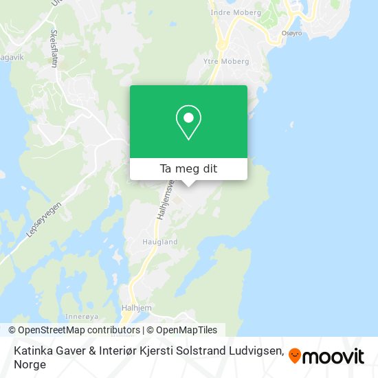 Katinka Gaver & Interiør Kjersti Solstrand Ludvigsen kart