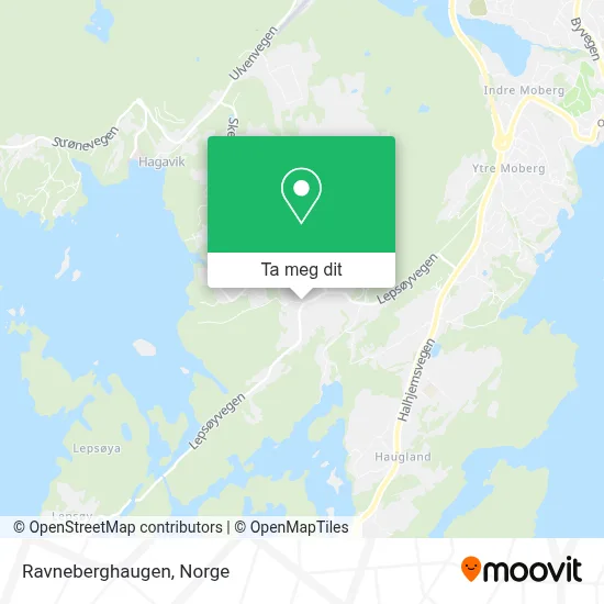 Ravneberghaugen kart