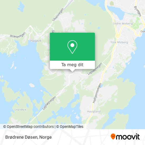 Brødrene Døsen kart