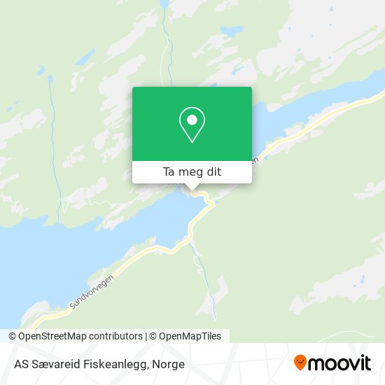 AS Sævareid Fiskeanlegg kart